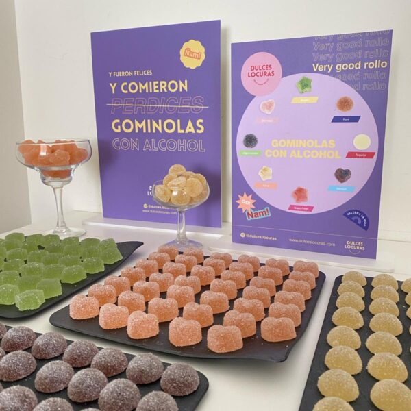 CORNER DE GOMINOLAS CON ALCOHOL