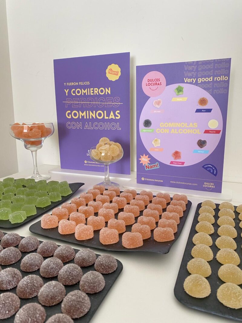 CORNER DE GOMINOLAS CON ALCOHOL